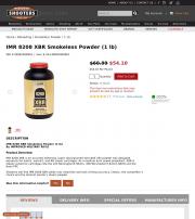 IMR 8208 XBR Smokeless Powder 1 lb