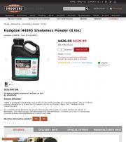 Hodgdon H4895 Smokeless Powder 8 lbs