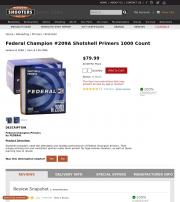 Federal Champion 209A Shotshell Primers 1000