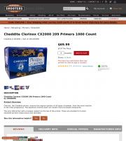 Cheddite Clerinox CX2000 209 Primers 1000 Count