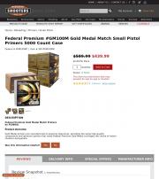 Federal Premium GM100M Gold Medal Match Small