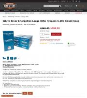 White River Energetics Large Rifle Primers 5 000