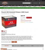 Fiocchi 209 Shotshell Primers 1000 Count
