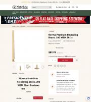 Norma Premium Reloading Brass 300 WSM 50 ct