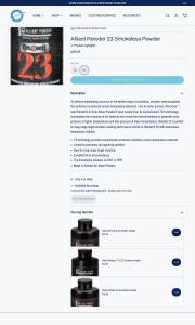 Alliant Reloder 23 Smokeless Powder