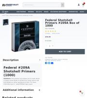 Federal Shotshell Primers 209A Box of 1000