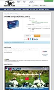 Lapua Ammo 22lr 40gr Lrn Center x 50 bx 100 cs