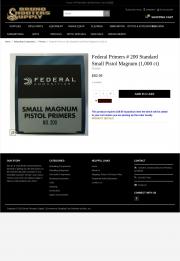 Federal Primers 200 Standard Small Pistol Magnum