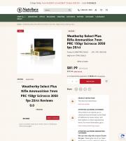 Weatherby Select Plus Rifle Ammunition 7mm PRC