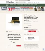 Weatherby Select Plus Rifle Ammunition 6 5 PRC
