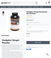 Hodgdon Varget Smokeless Gun Powder 1 Case of 10