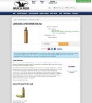 Lapua Brass 6 5 Prc Unprimed 100 box