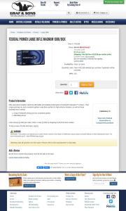 Federal Primer Large Rifle Magnum 1000 box