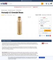 Hornady 6 5 Grendel Brass Bag of 100 Bulk