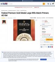 Federal Premium Gold Medal Large Rifle Match