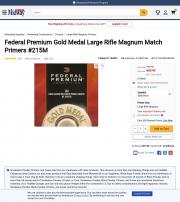 Federal Premium Gold Medal Large Rifle Magnum