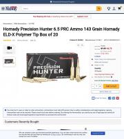 Hornady Precision Hunter 6 5 PRC Ammo 143 Grain