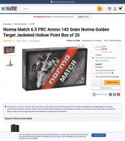 Norma Golden Target 6 5 PRC Ammo 143 Grain