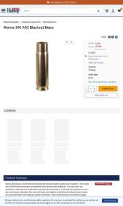 Norma 300 AAC Blackout Brass Box of 50