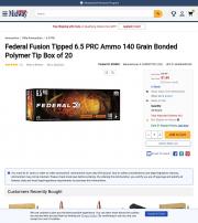 Federal Fusion Tipped 6 5 PRC Ammo 140 Grain