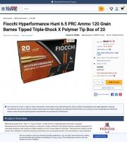 Fiocchi Hyperformance Hunt 6 5 PRC Ammo 120