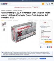 Winchester Super X 270 Winchester Short Magnum