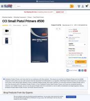 CCI Small Pistol Primers 500 Case of 5000 5