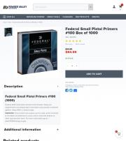 Federal Small Pistol Primers 100 Box of 1000