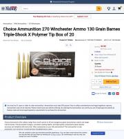 Choice Ammunition 270 Winchester Ammo 130 Grain