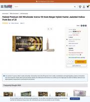 Federal Premium 243 Winchester Ammo 95 Grain