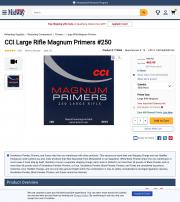 CCI Large Rifle Magnum Primers 250 Case of 5000