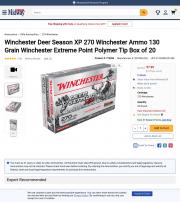 Winchester Deer Season XP 270 Winchester Ammo