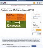 Remington Large Rifle Magnum Primers 9 1 2M Case