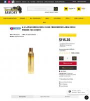 6 5 Lapua Brass Rifle Case Creedmoor Large Rifle