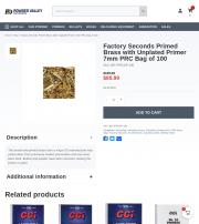 Factory Seconds Primed Brass with Unplated