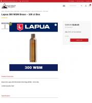 Lapua 300 WSM Brass 100 ct Box