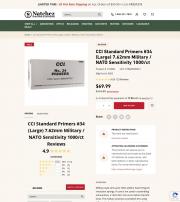 CCI Standard Primers 34 Large 7 62mm Military