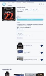 Alliant Reloder 22 Smokeless Powder