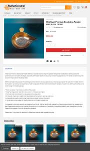 VihtaVuori Premium Smokeless Powder N150 8 0 lb