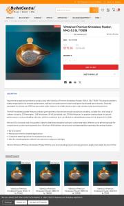 VihtaVuori Premium Smokeless Powder N140 8 0 lb