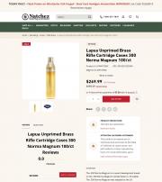 Lapua Unprimed Brass Rifle Cartridge Cases 300