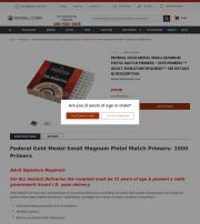 Federal Gold Medal Small Magnum Pistol Match