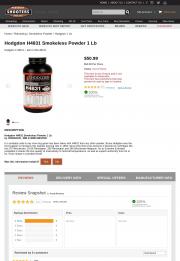 Hodgdon H4831 Smokeless Powder 1 Lb