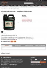 Hodgdon Universal Clays Smokeless Powder 8 Lbs