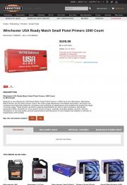 Winchester USA Ready Match Small Pistol Primers