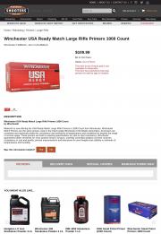 Winchester USA Ready Match Large Rifle Primers