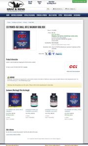 Cci Primer 450 Small Rifle Magnum 1000 box
