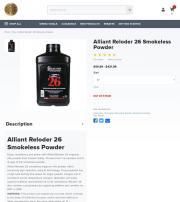 Alliant Reloder 26 Smokeless Gun Powder 8
