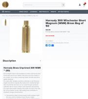Hornady 300 Winchester Short Magnum WSM Brass