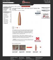 Hornady 6 5mm 264 100 Grain ELD VT Bullets Box